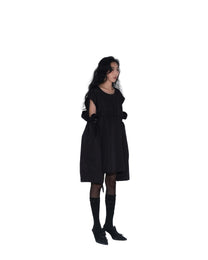 Detachable Psycho Shirt in Black - BEV C multi label store