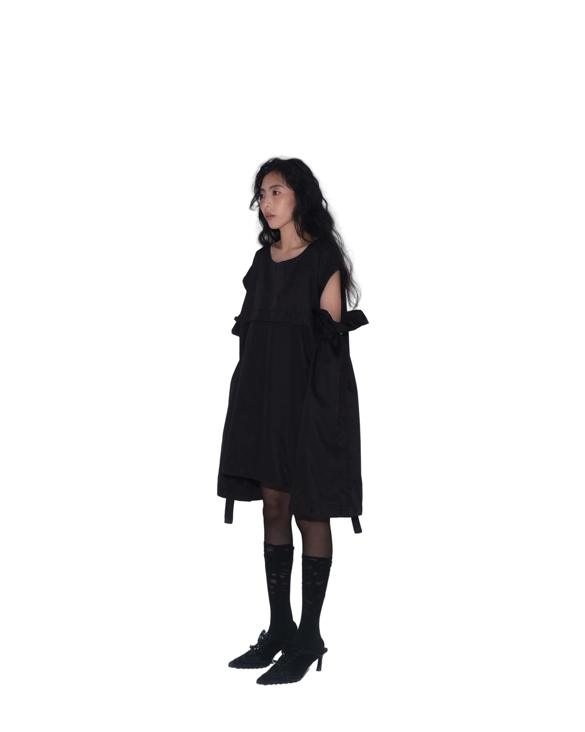 Detachable Psycho Shirt in Black - BEV C multi label store