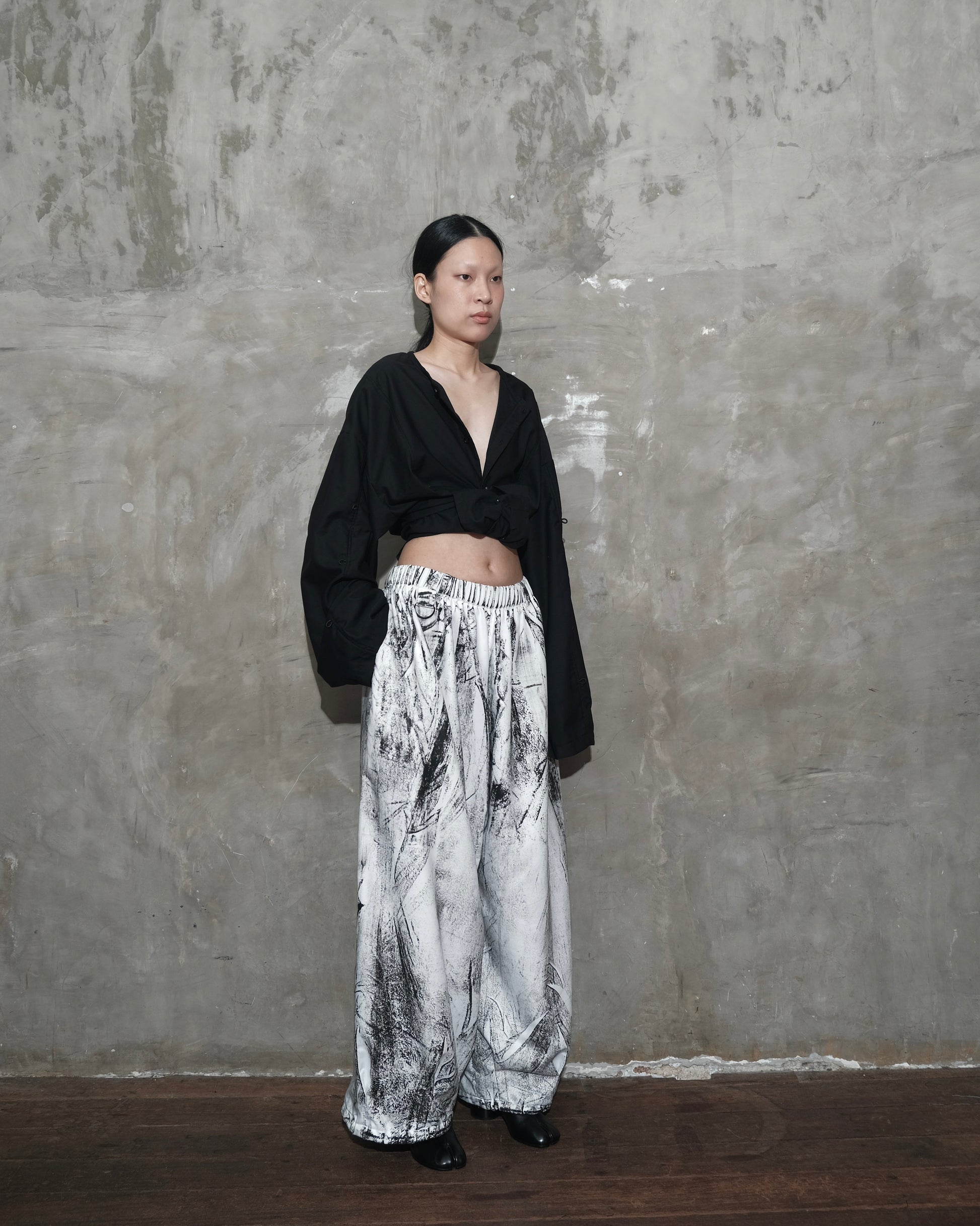 Big Big Pants in White Chaos