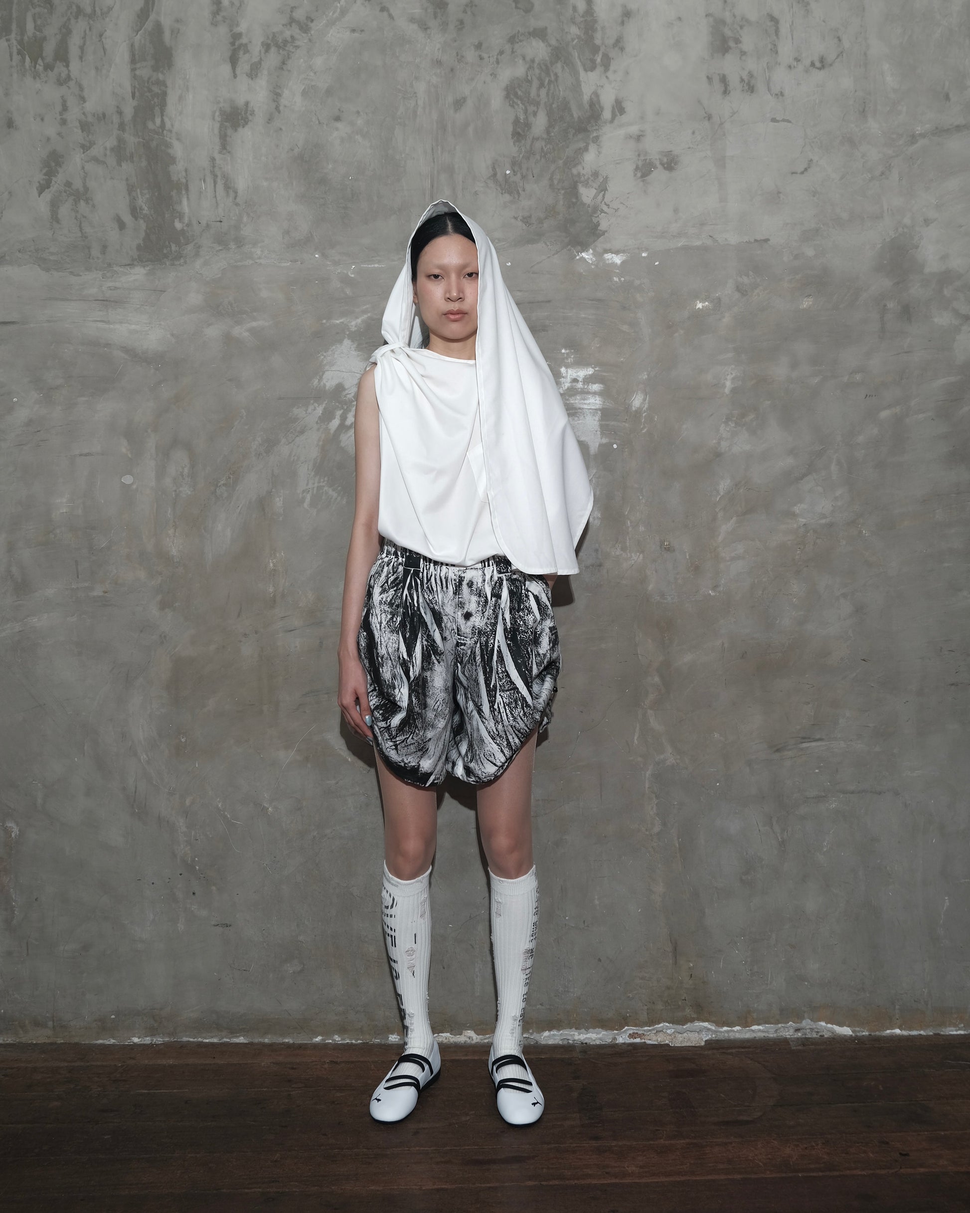 Dune Draped Top in White