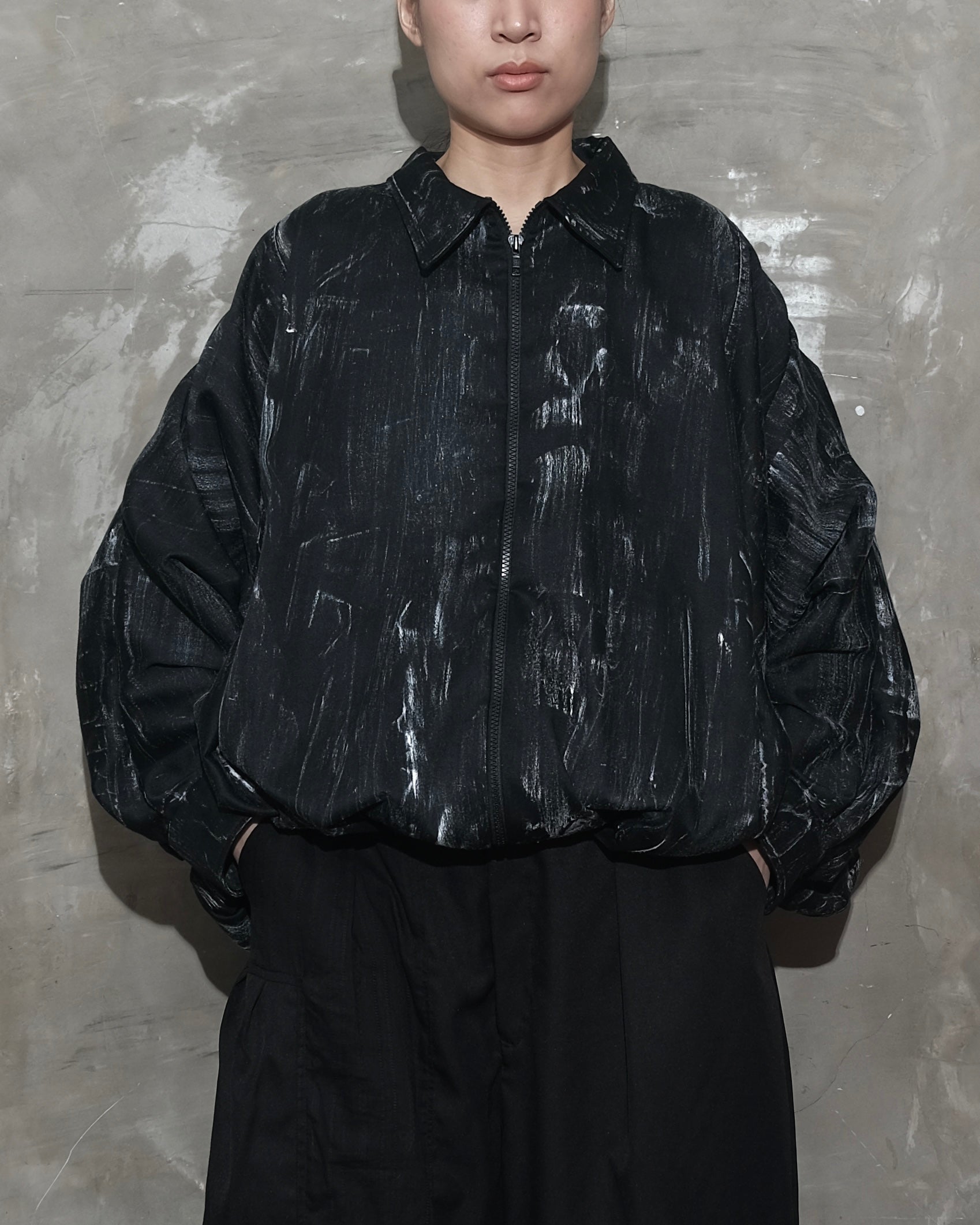 Hands Up Jacket in Black Chaos
