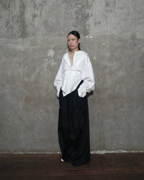 Puzzle Shirt in White - BEV C multi label store