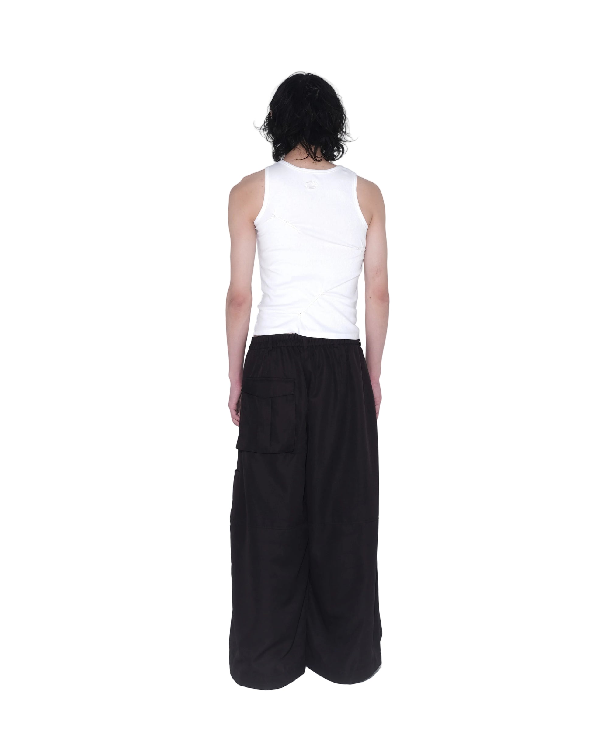 Dudu Overwrap Pants in Dark Brown - BEV C multi label store