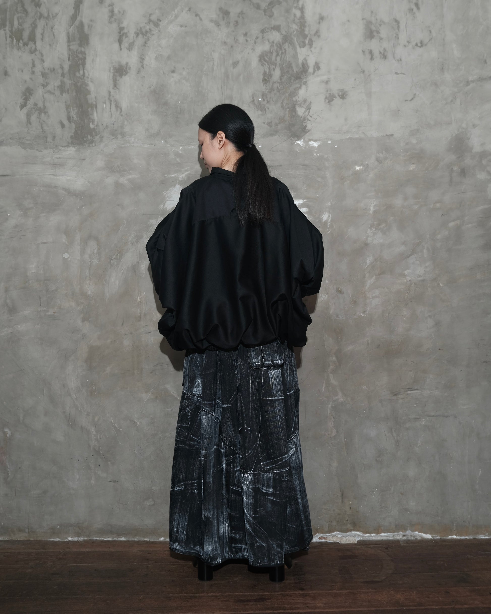 Orbit Skirt in Black Chaos