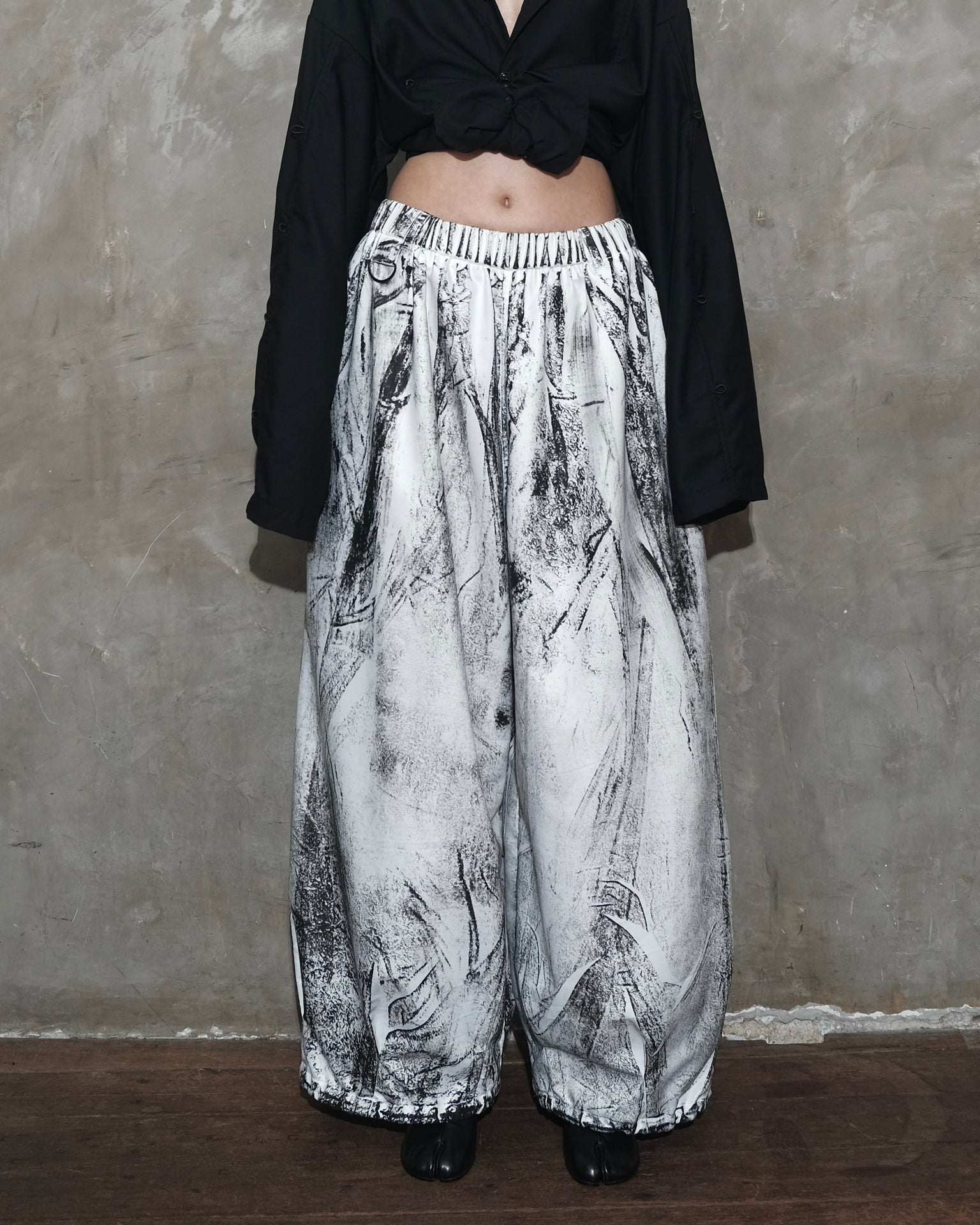 Big Big Pants in White Chaos