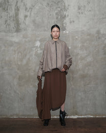 U Dress in Dark Brown - BEV C multi label store