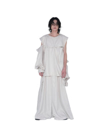 Detachable Psycho Shirt in Cream