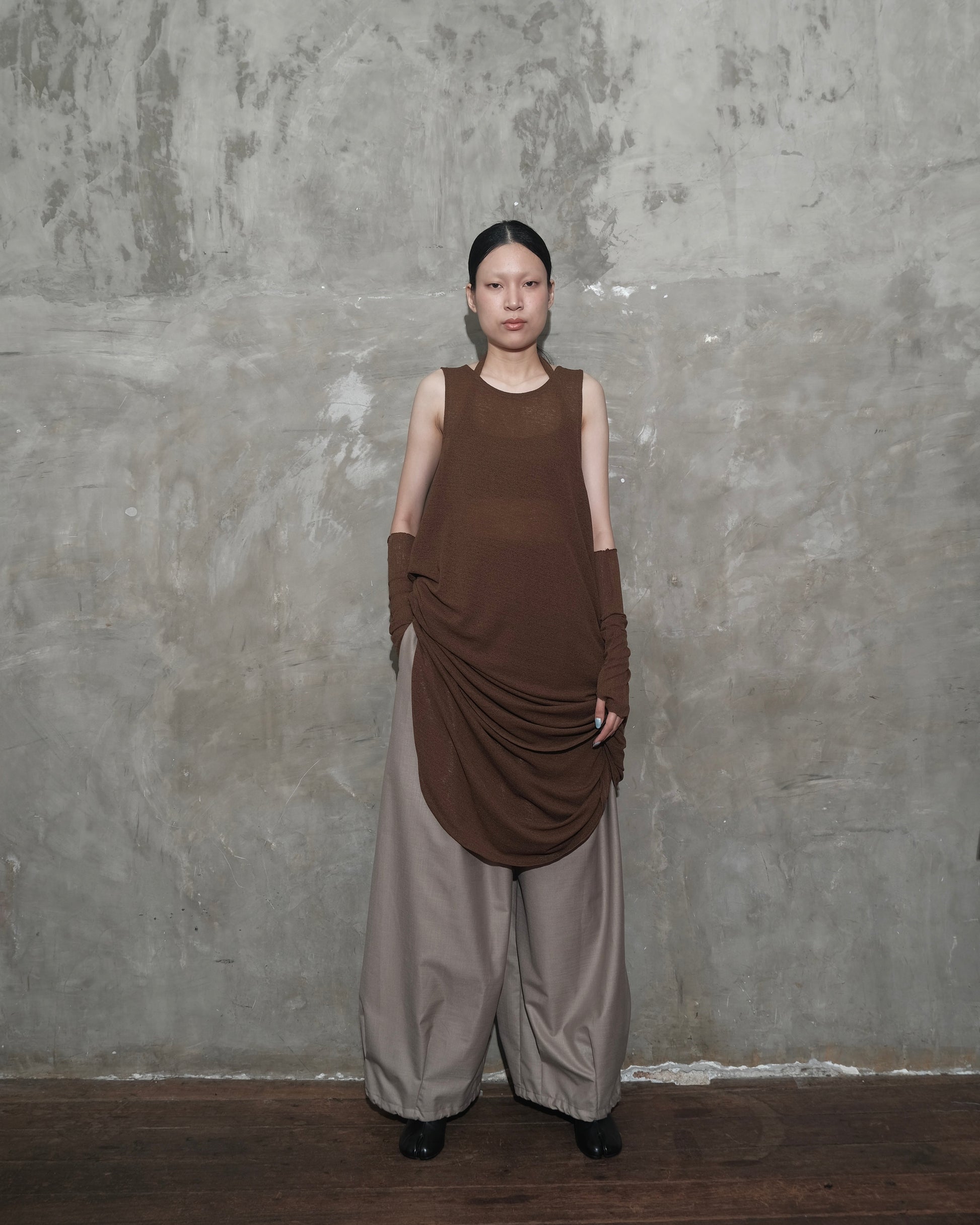 U Dress in Dark Brown - BEV C multi label store