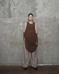 U Dress in Dark Brown - BEV C multi label store