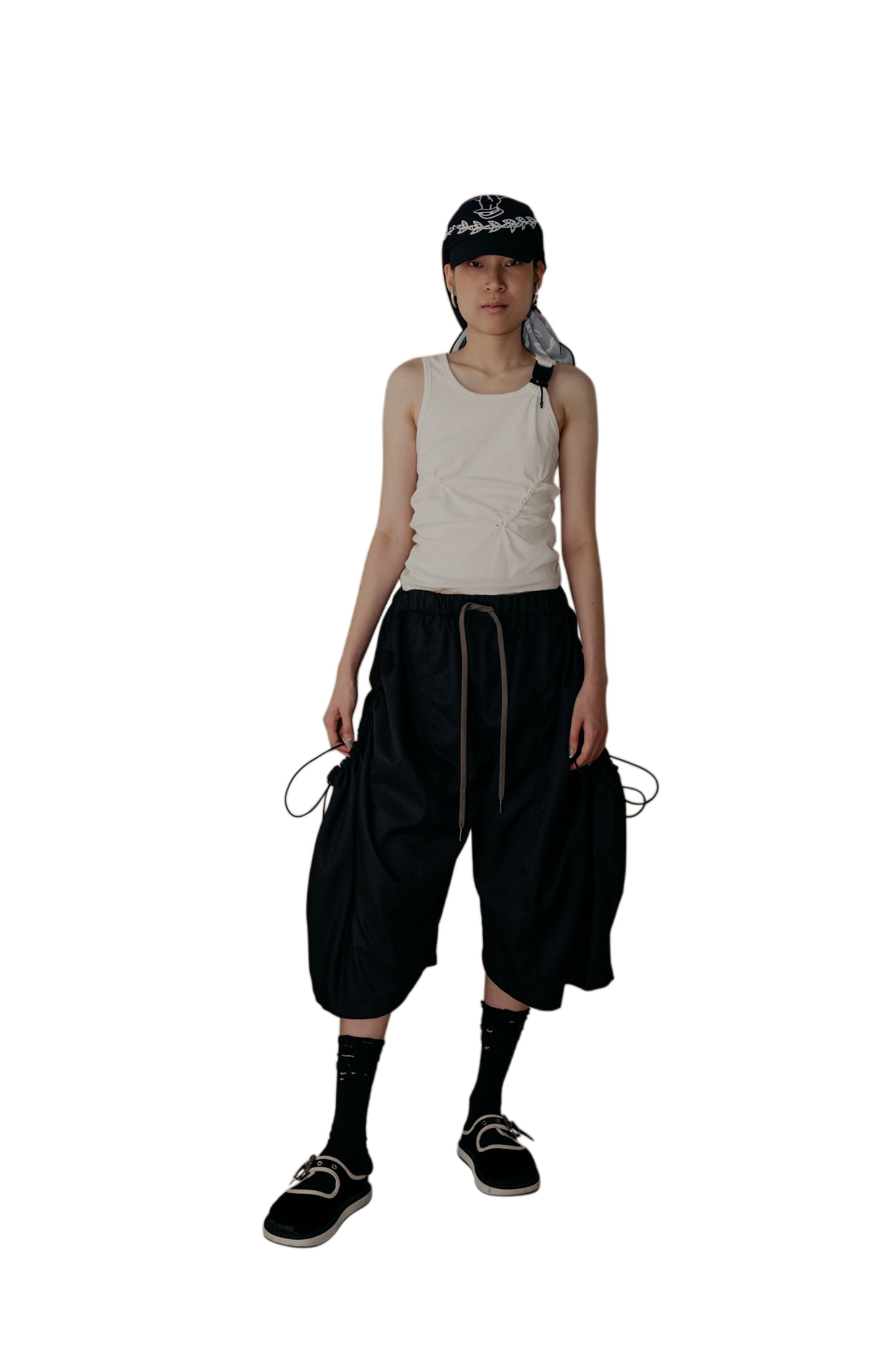 Nepenthes Giant Pocket Pants in Black