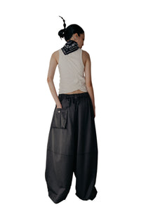 Dudu Overwrap Pants in Grey