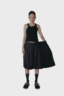 3 Kaki Kongfu Pants in Black